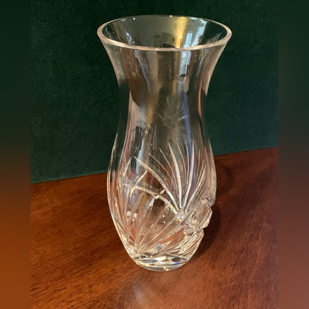 Wedgwood Crystal Bud Vase. 6.25”. Vintage.  Very Good condition.